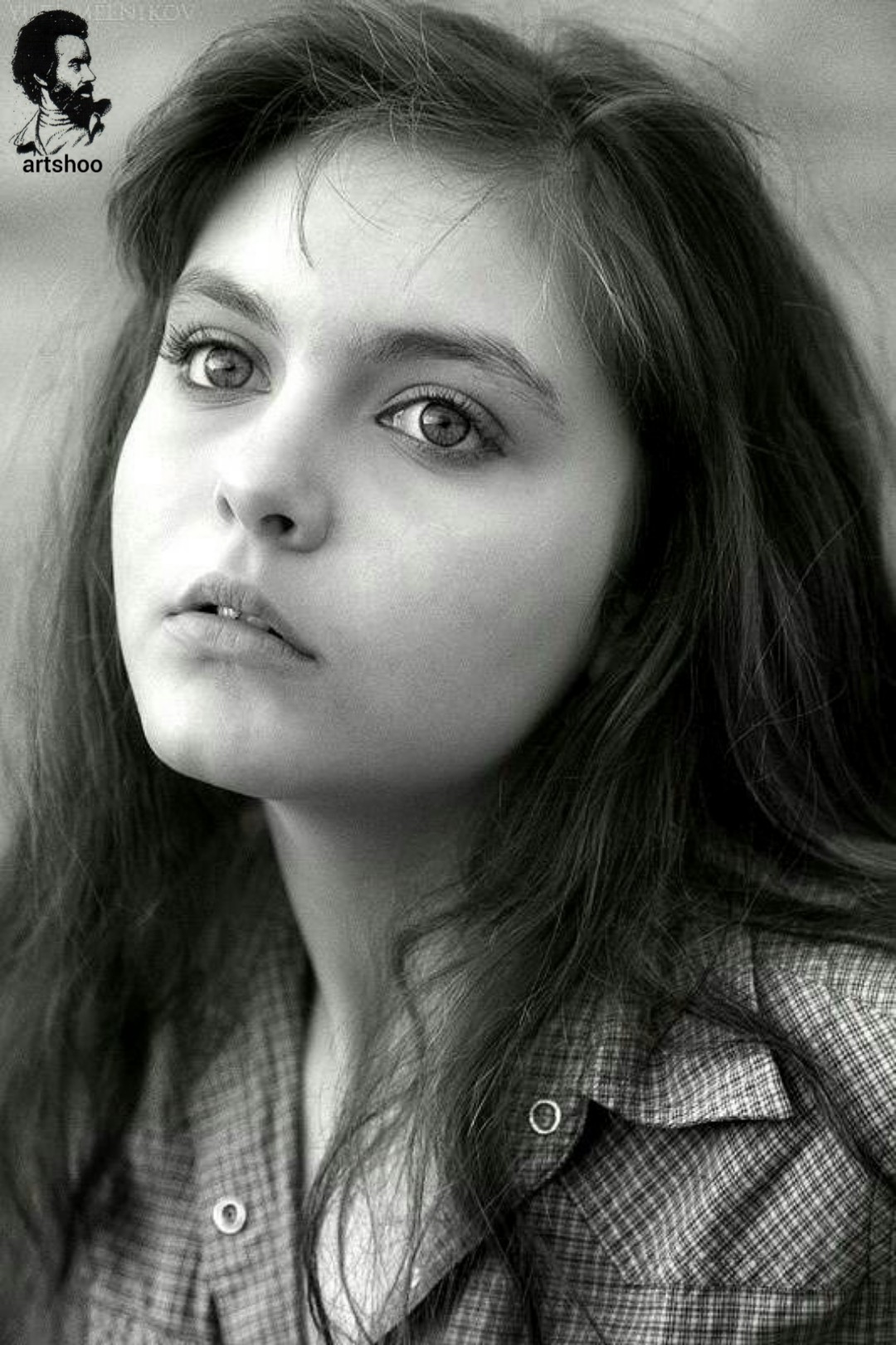 مدل کودک سیاه قلم